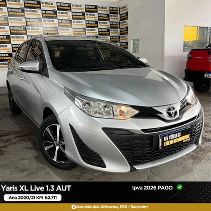 TOYOTA YARIS 1.3 16V FLEX XL LIVE MULTIDRIVE TOYOTA YARIS 1.3 16V FLEX XL LIVE MULTIDRIVE